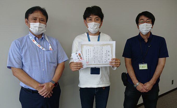 受賞作品「竹を編む」